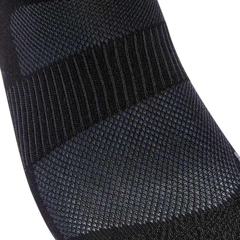 Chaussettes marche sportive WS 500 Fresh Invisible noir