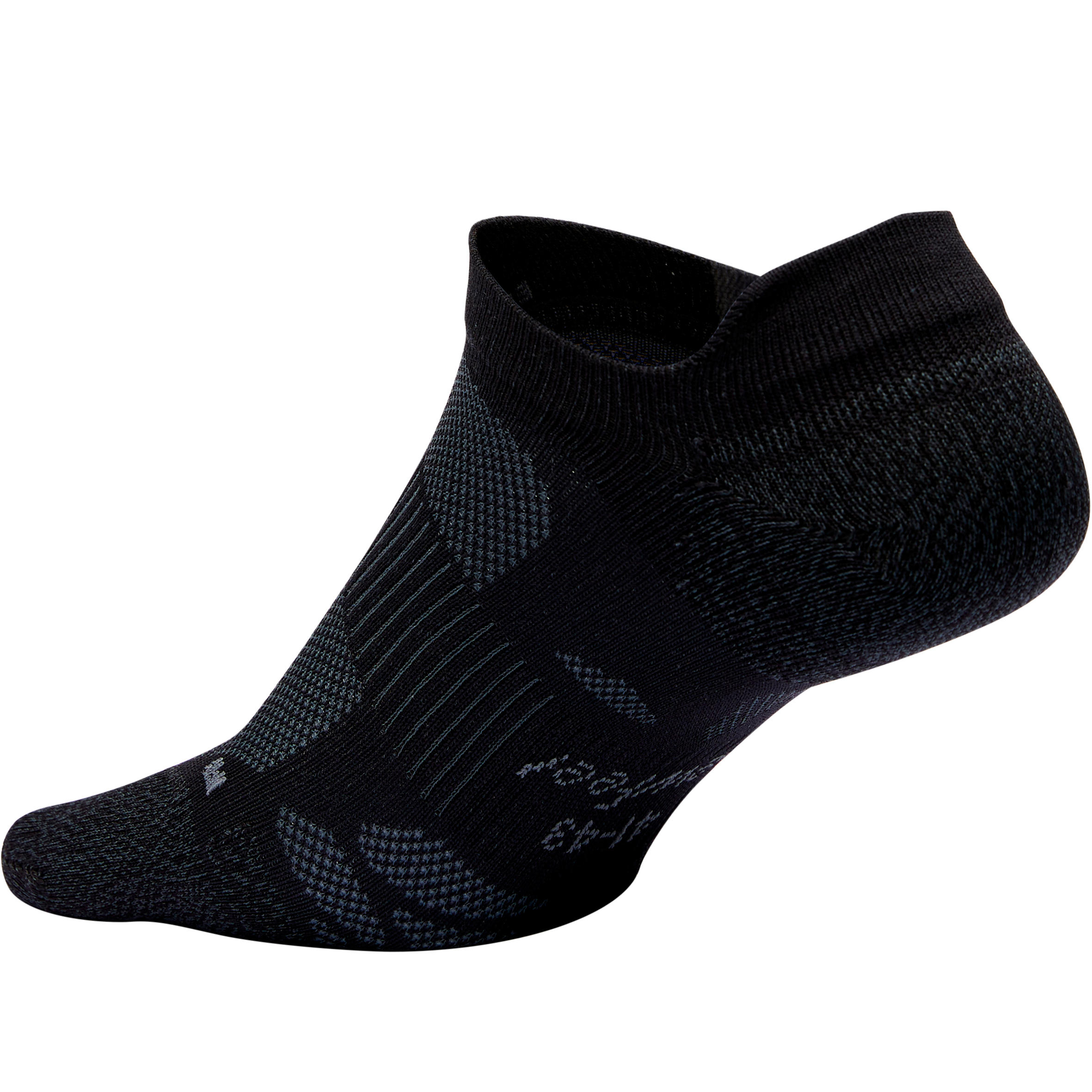 Calze camminata sportiva WS 500 FRESH INVISIBLE nere 2/7