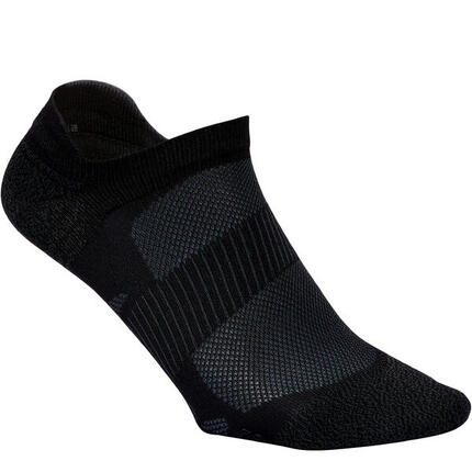 Calze camminata sportiva WS 500 FRESH INVISIBLE nere