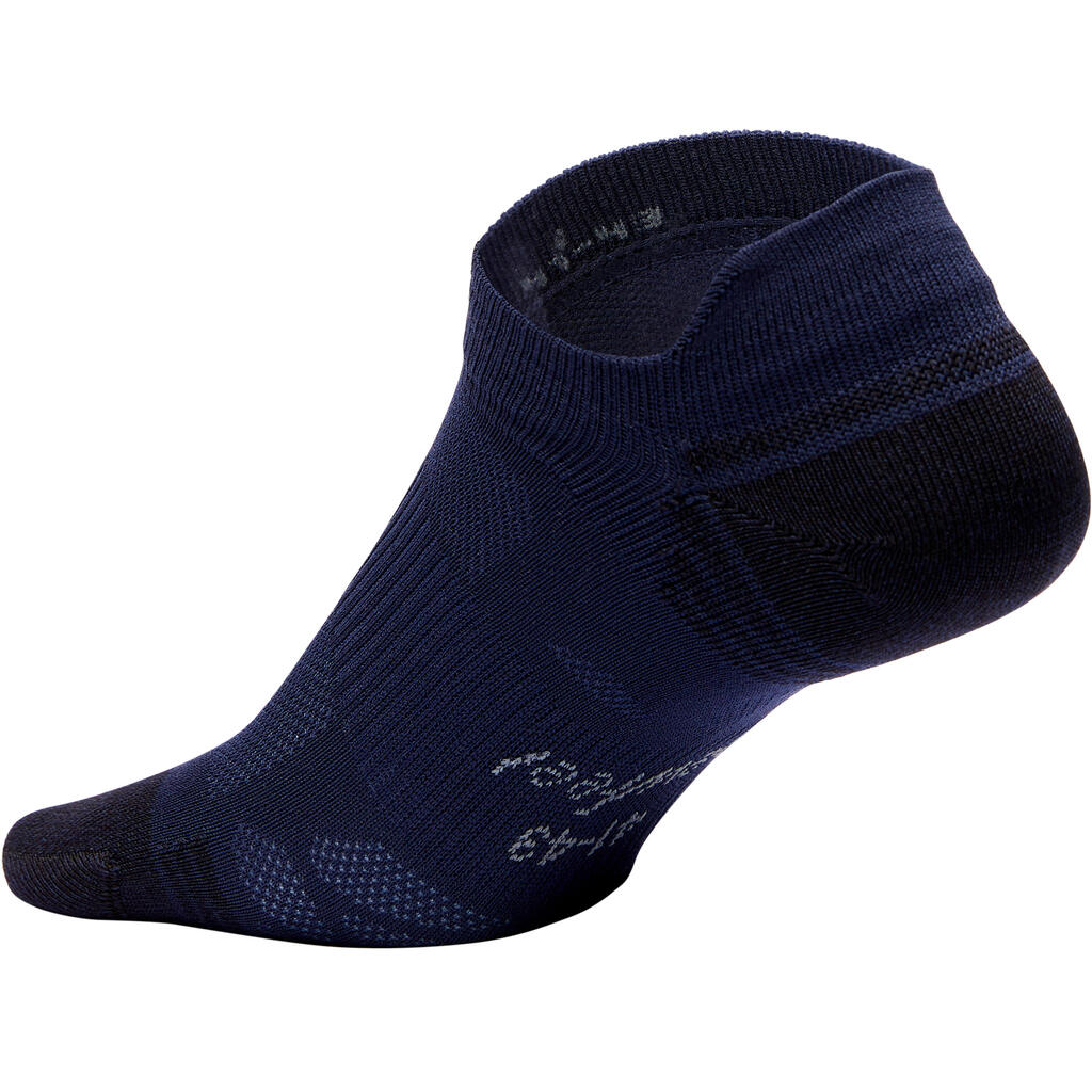 Detské ponožky WS 500 Fresh na športovú chôdzu tmavomodré