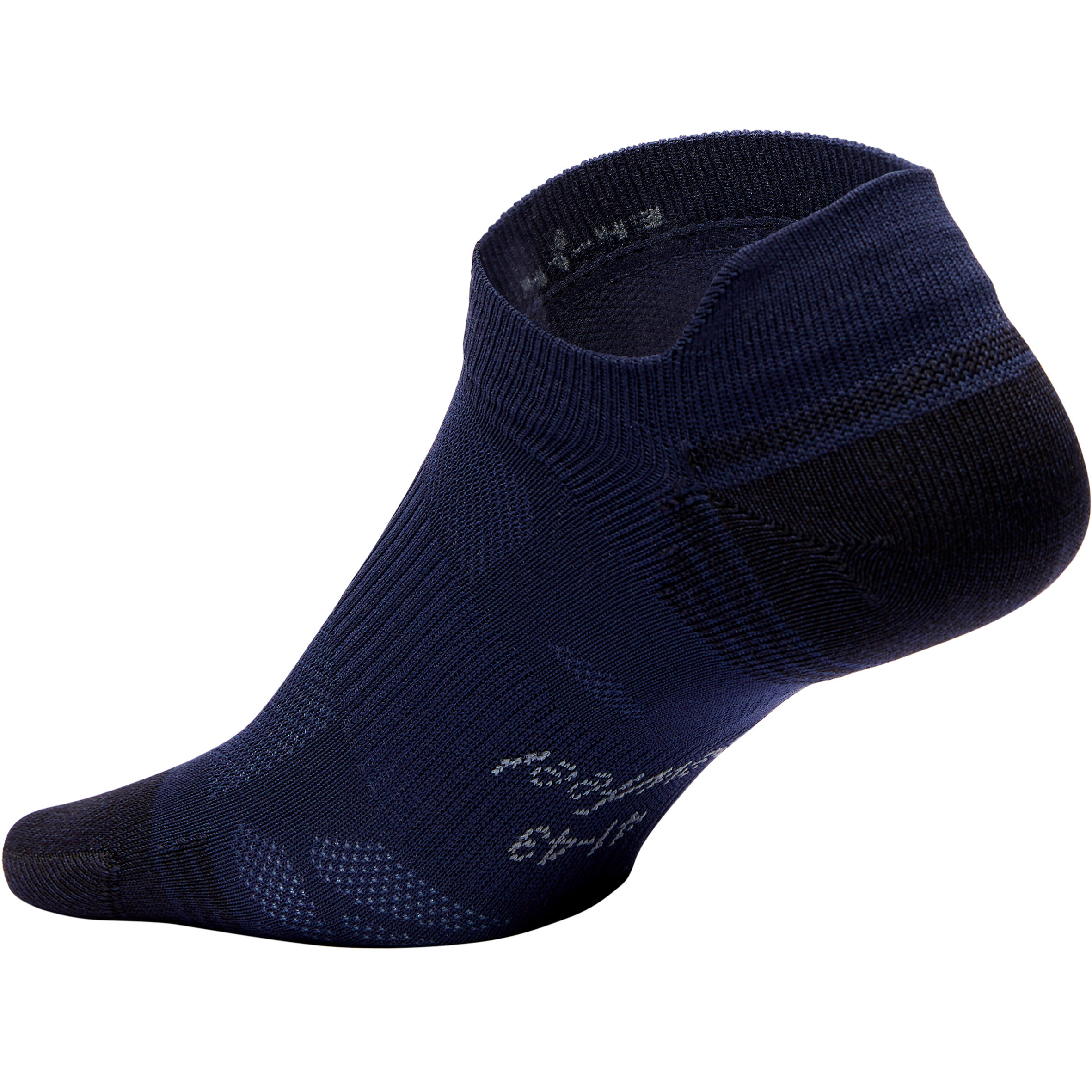 WS 500 Fresh Invisible Fitness Walking Socks - Navy 2/7