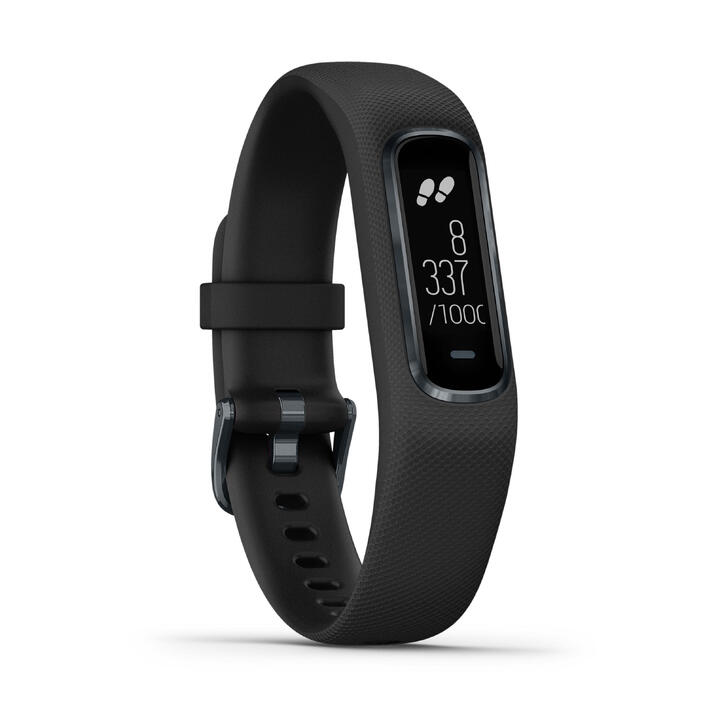 Vivosmart 4 activity tracker with wristbased heart rate monitor black/grey GARMIN Decathlon