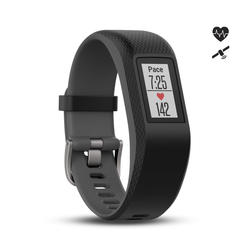 Bracelet d'activité avec cardio au poignet Vivosport Gris