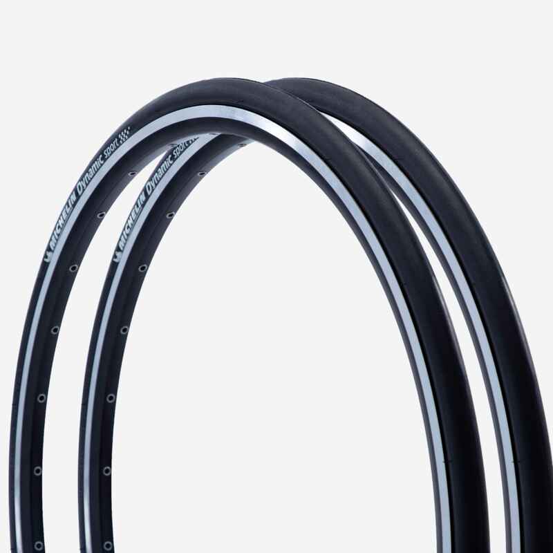 2 STK. FAHRRADREIFEN RENNRAD MICHELIN DYNAMIC SPORT SCHWARZ 700×25 (25-622)