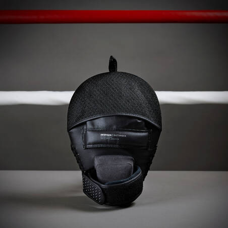 500 Curved Punch Mitts with Fastener Strap - Black