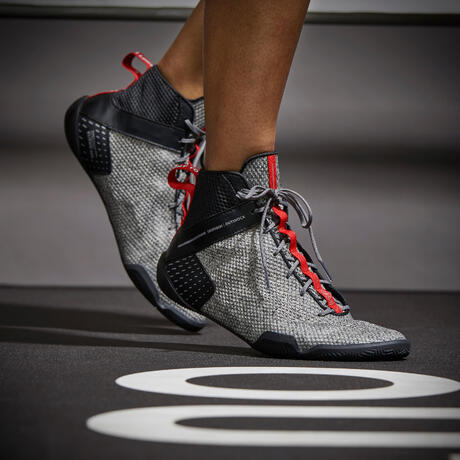 Zapatillas de boxeo inglés Outshock 500 ligeras y flexibles | Domyos by