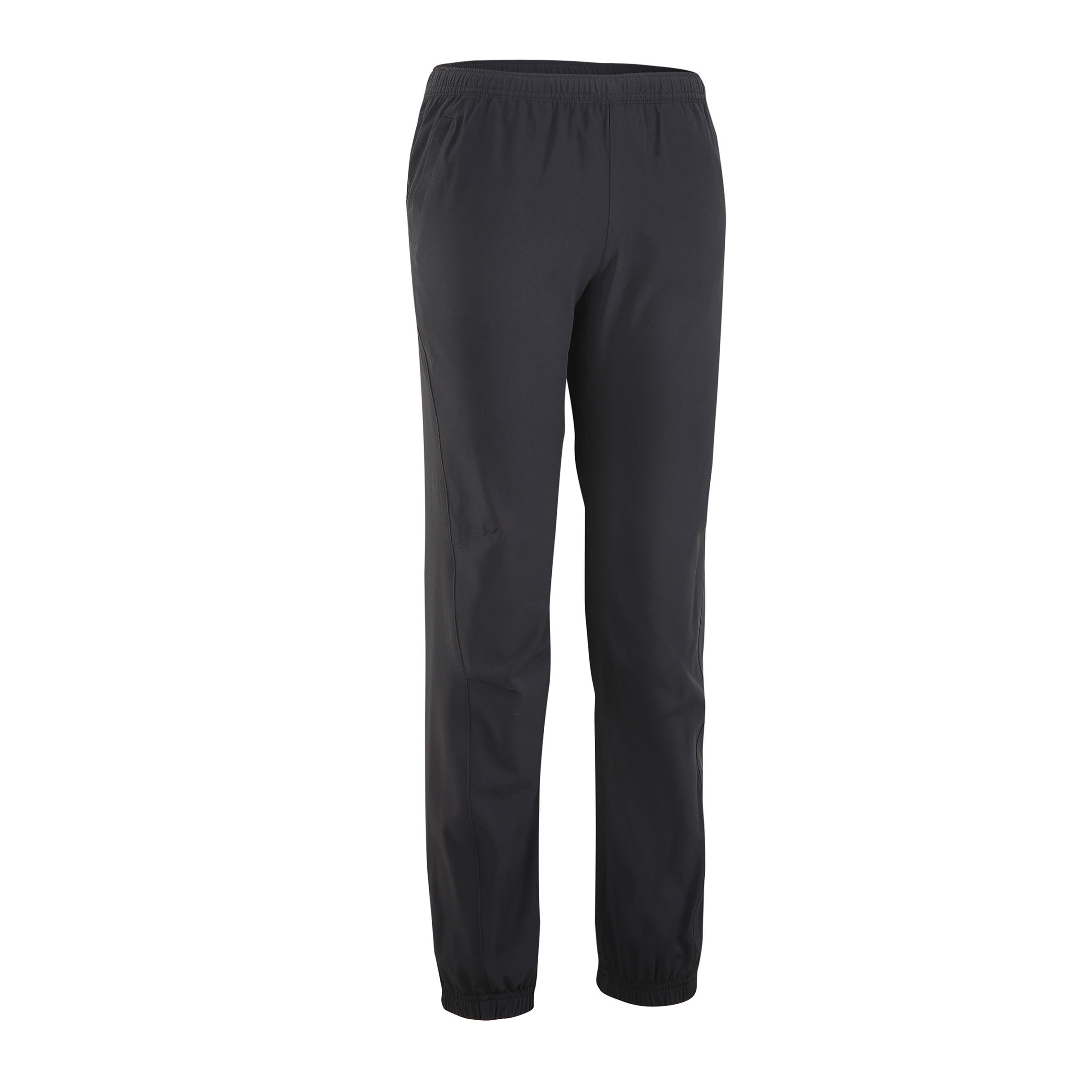 

Boys' Light Breathable Gym Bottoms W500 - Black -  By DOMYOS | Decathlon