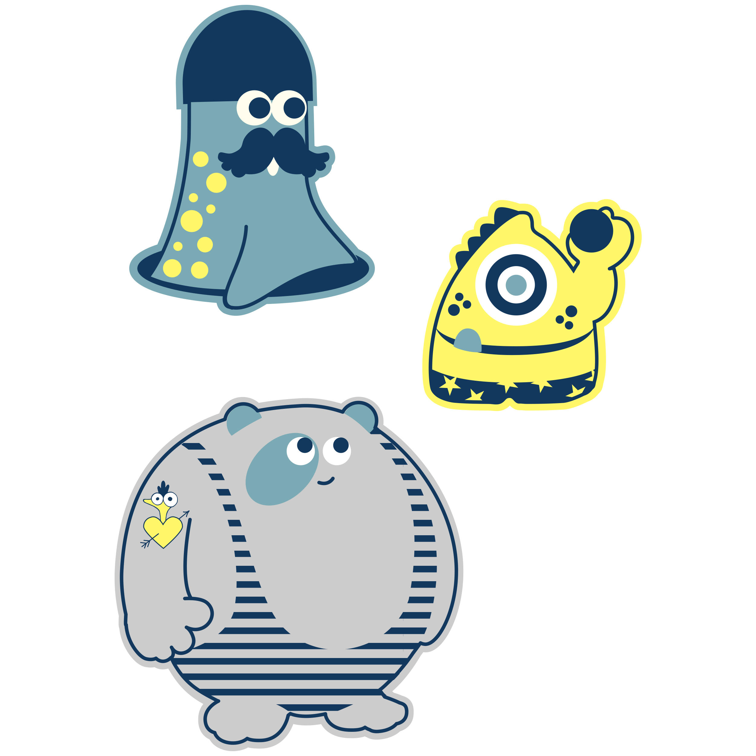

Baby Gym Decatoons Fabric Patches -  By DOMYOS | Decathlon