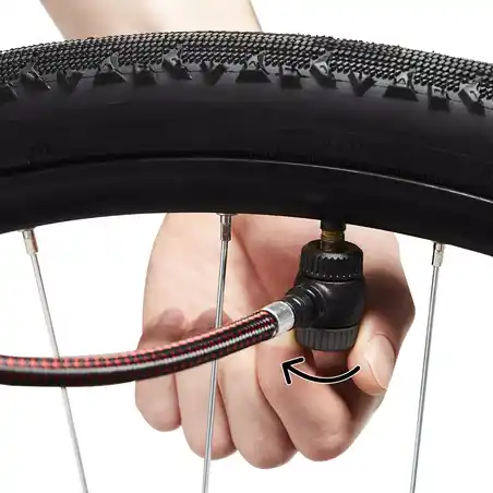 Pompa Tangan Sepeda Hybrid - Hitam