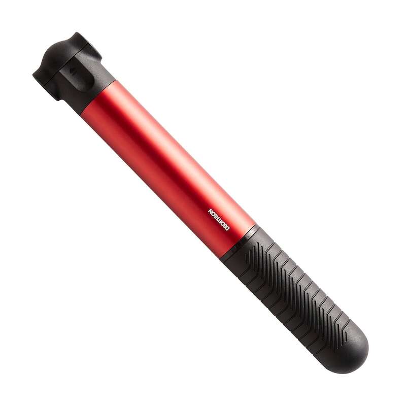 BTWIN Mountain Bike Hand Pump Red Decathlon
