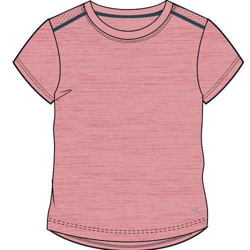 T-shirt léger respirant enfant - 500 Rose