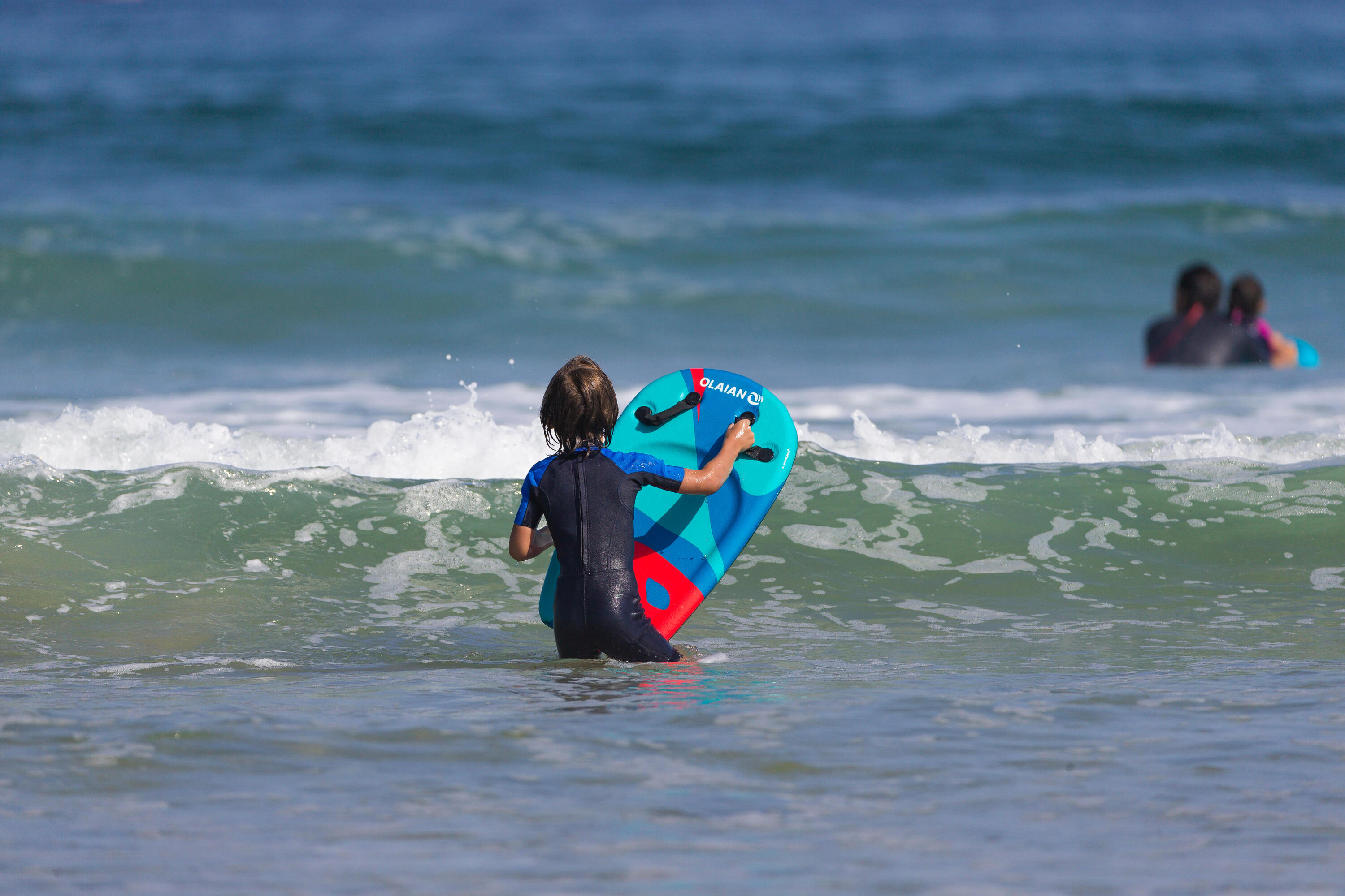 Bodyatu Kids' Bodyboard 4-8 years with Handles - Camouflage 8/8