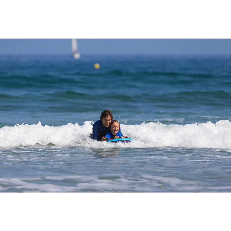 Bodyboard Tandem enfant adulte WEEZMI bleu avec poignées