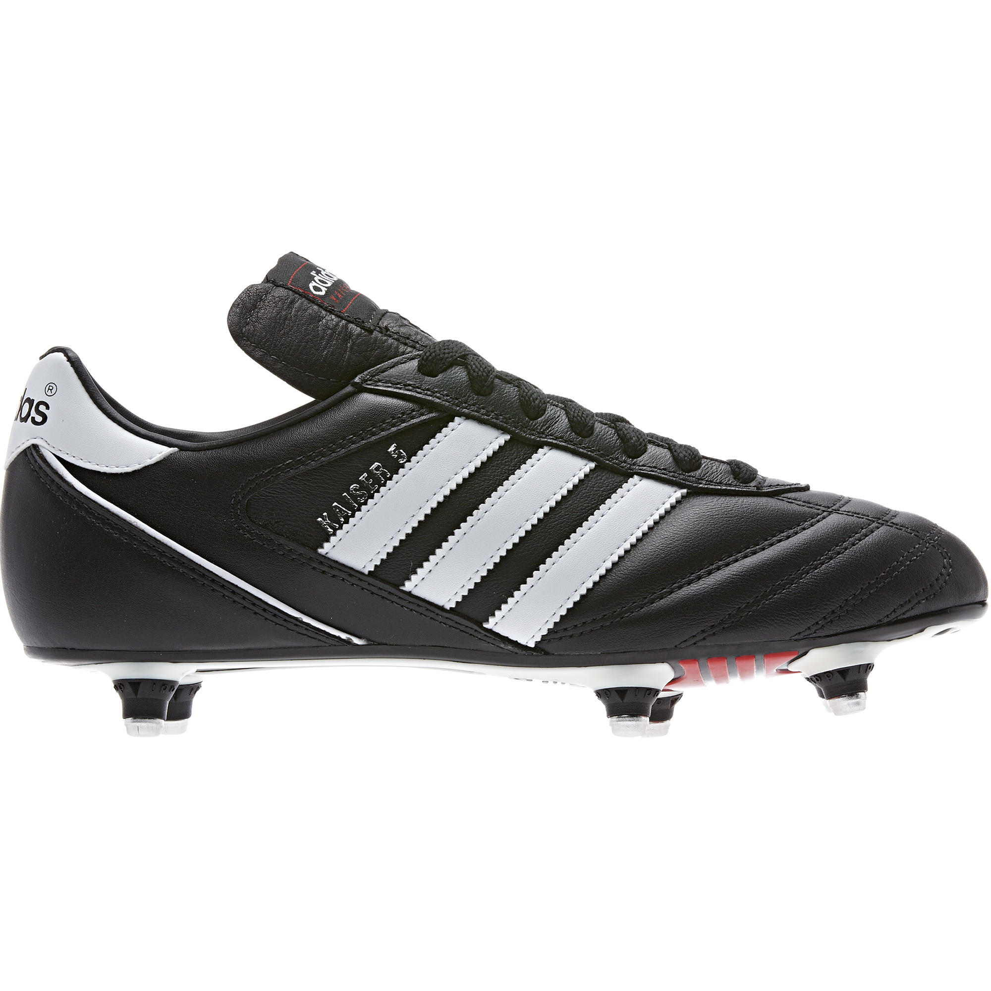 Botas de fútbol Adidas Kaiser Cup SG tacos aluminio adulto negro ADIDAS |  Decathlon