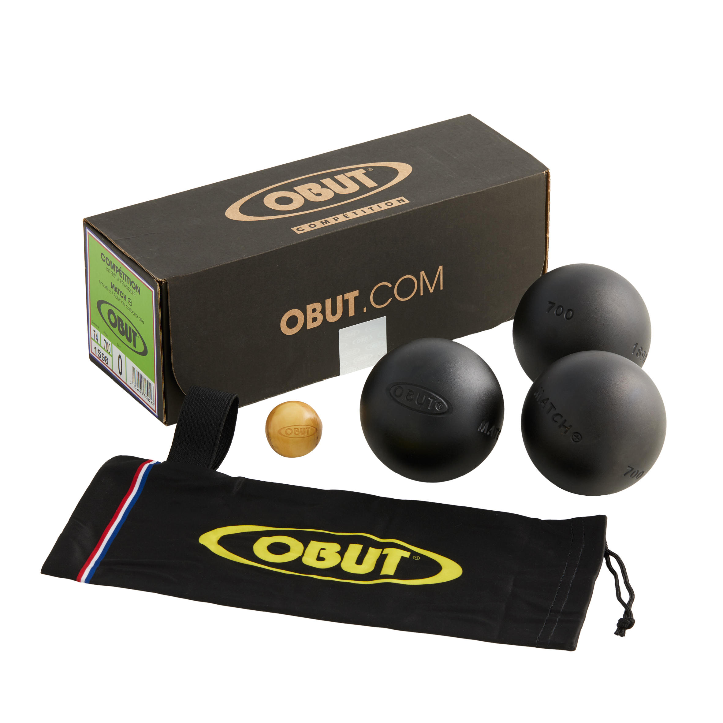 BOULES DE PÉTANQUE COMPÉTITION OBUT MATCH+ 1/3