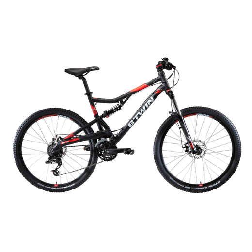 
      27.5 Inch MOUNTAIN BIKE FULL SUSPENSION ROCKRIDER ST 520 - BLACK/RED
  