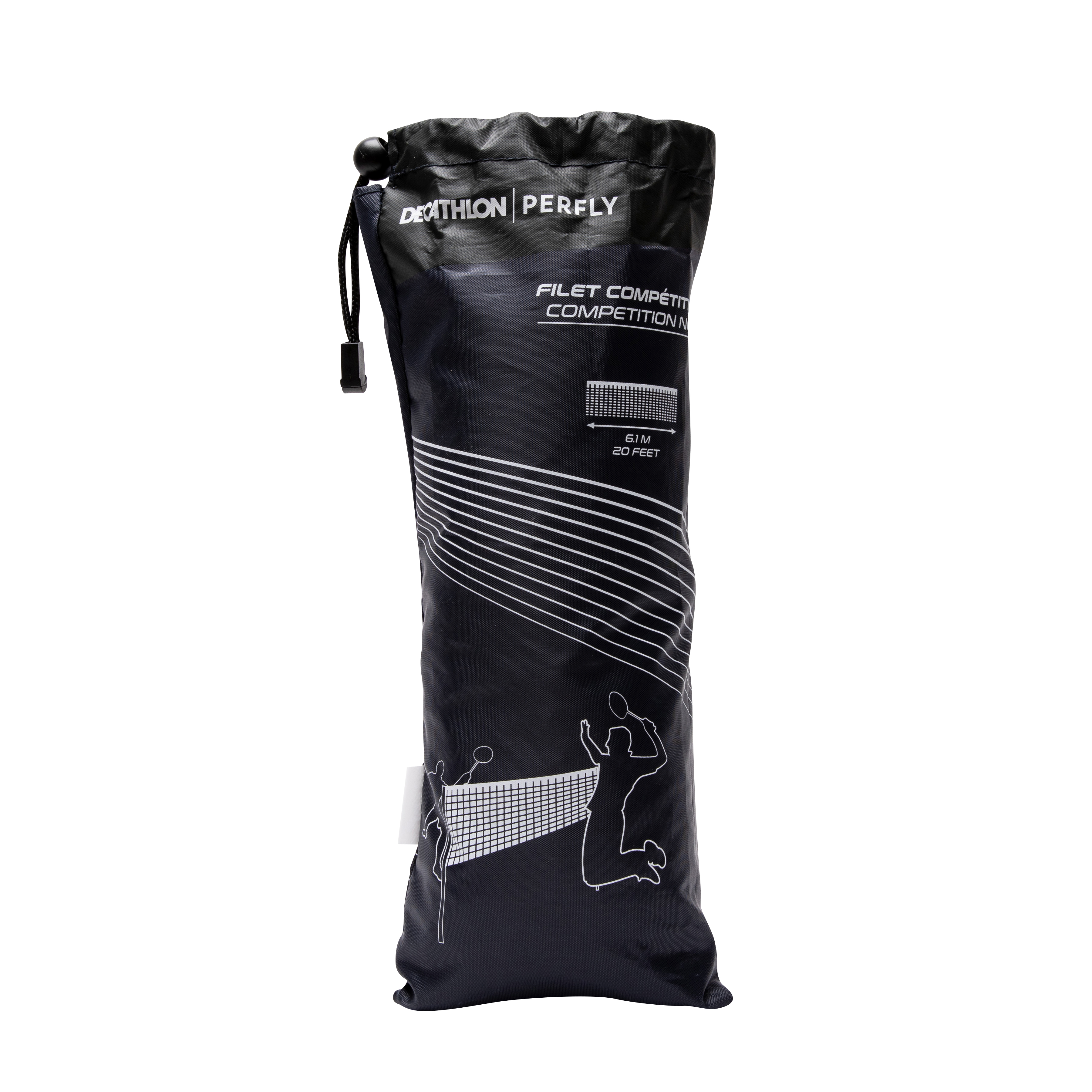 Filet de badminton competition net - noir - PERFLY