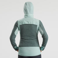 Women's Warm Fleece Hiking Jacket - SH500 X-WARM