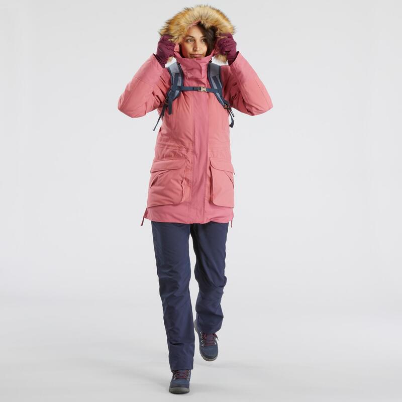 Pantalón de montaña y nieve perlante Mujer Quechua SH100 X-Warm