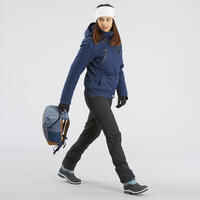 Schneestiefel Winterwandern SH500 X-Warm wasserdicht hoch Damen grau
