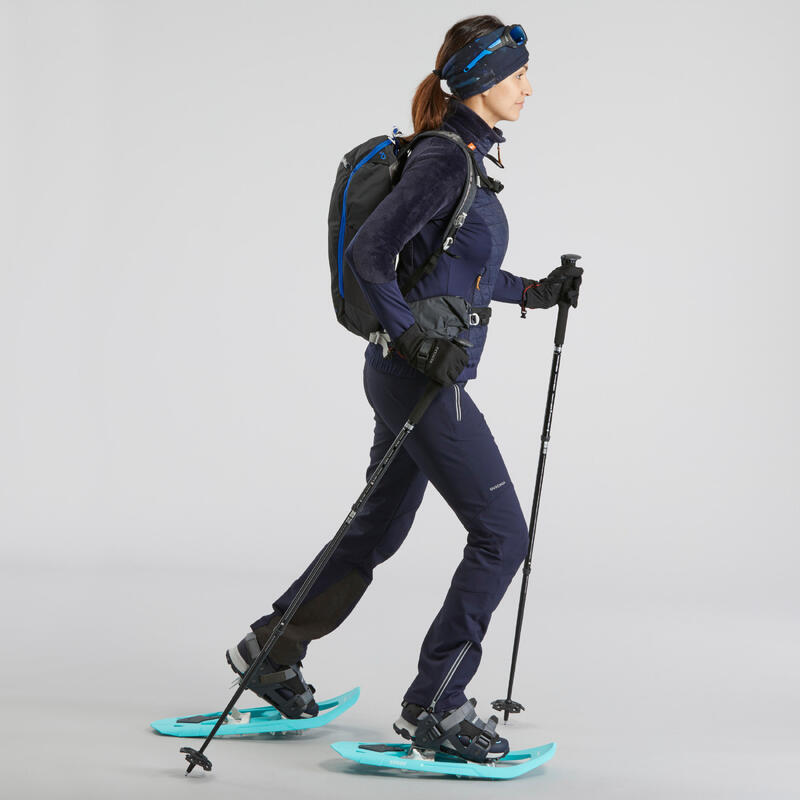 Veste polaire chaude hybride de randonnée - SH900 MOUNTAIN - femme
