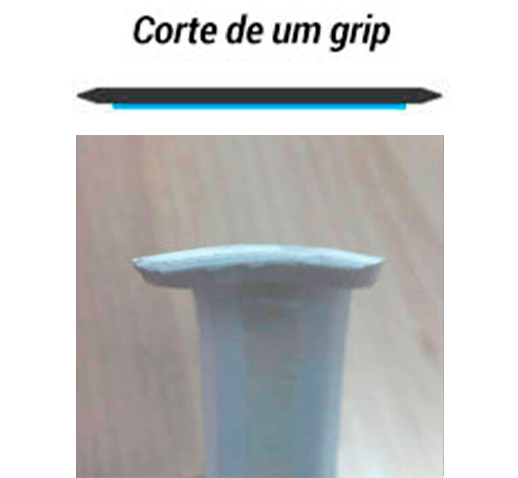 Corte de um grip de squash