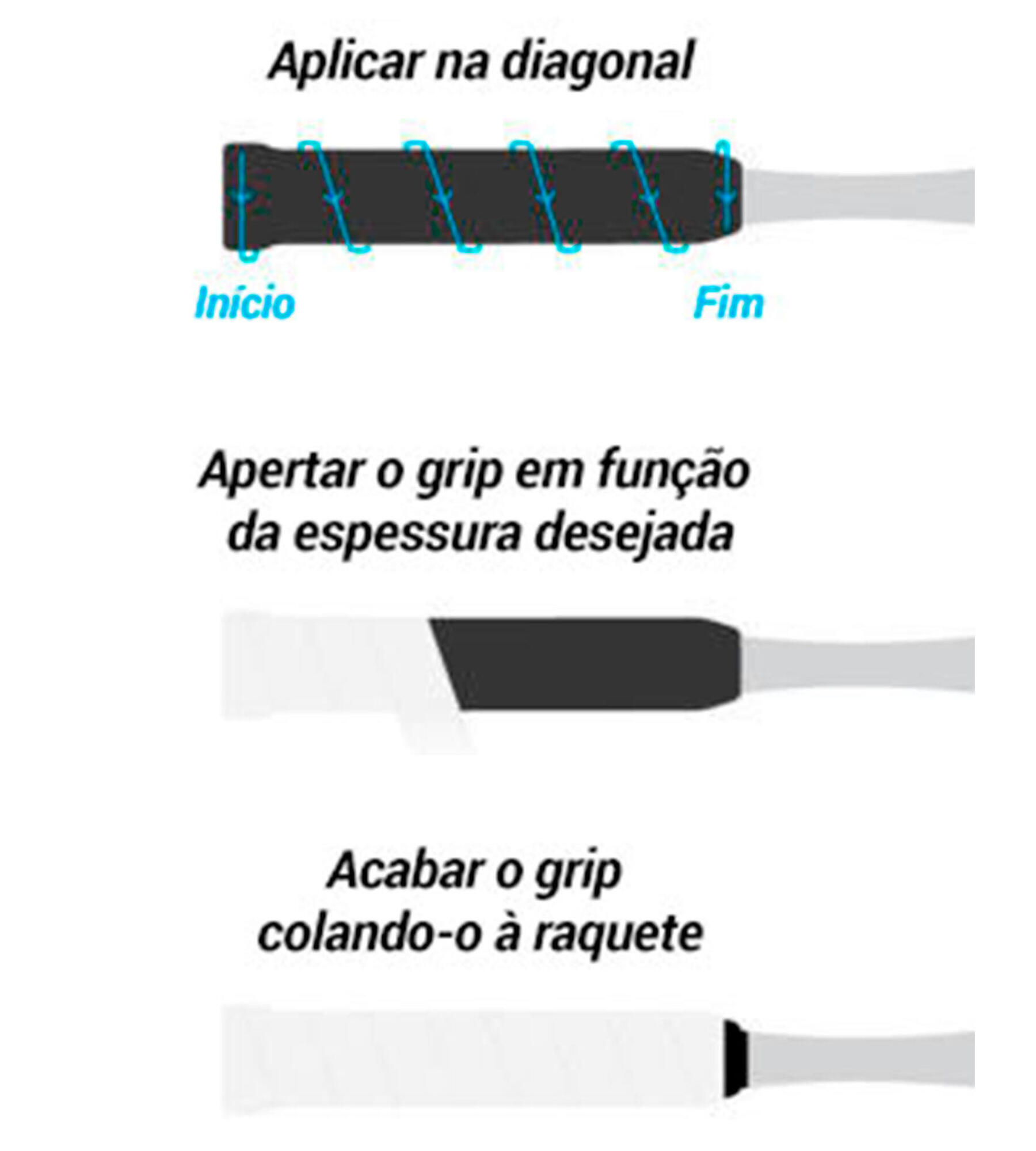 Como aplicar o seu grip de squash?