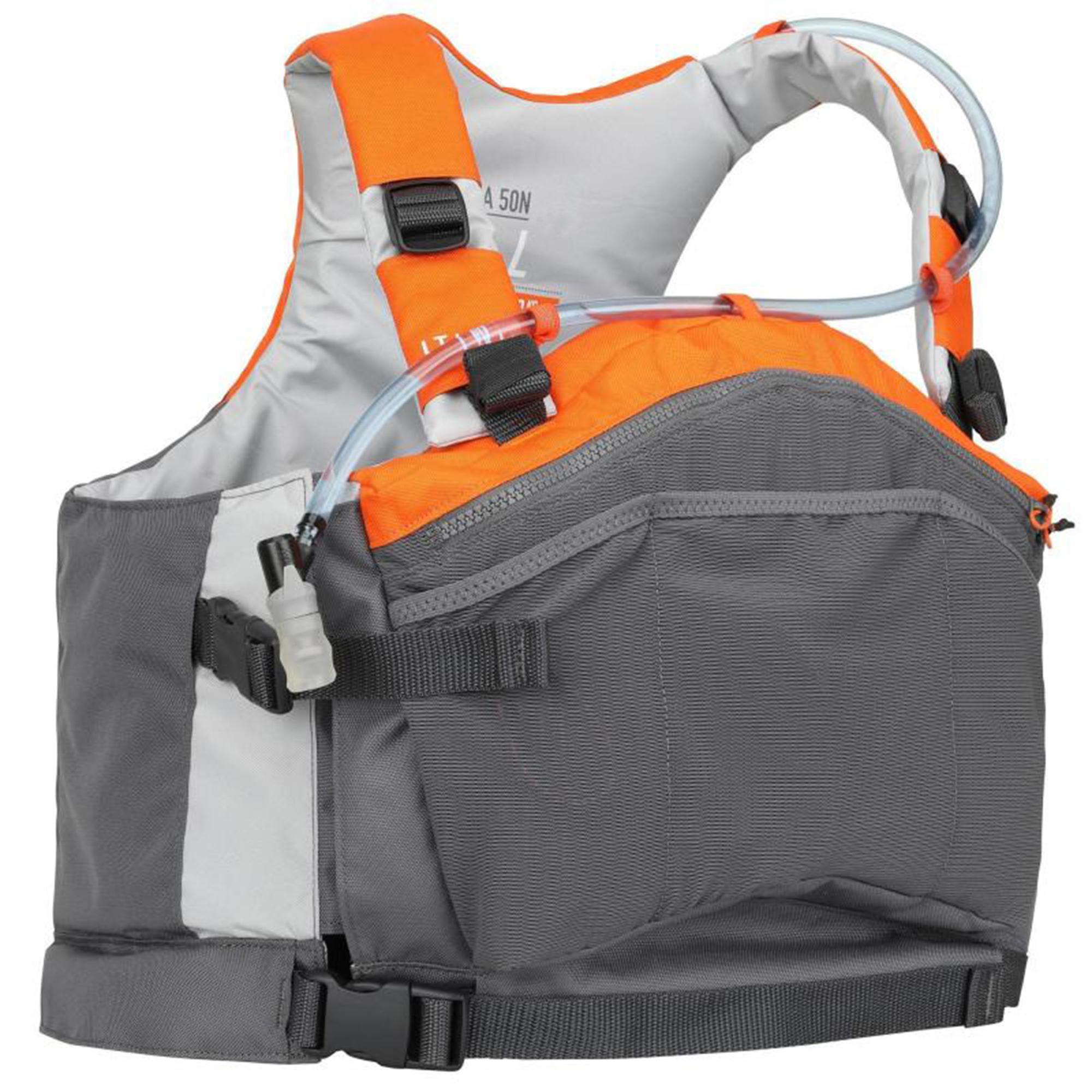 Gilet di aiuto al galleggiamento 50N Canoa Kayak e Stand up paddle con tasche