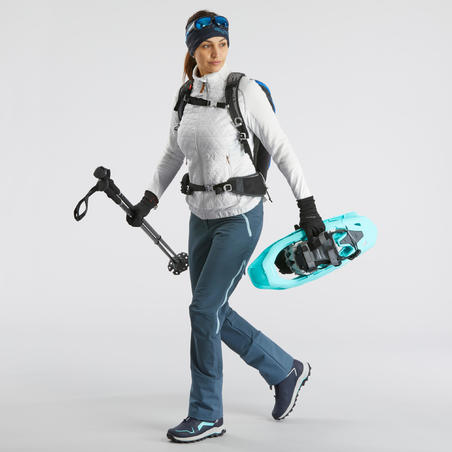 Жіноча флісова кофта SH900 X-Warm для зимового туризму - Біла