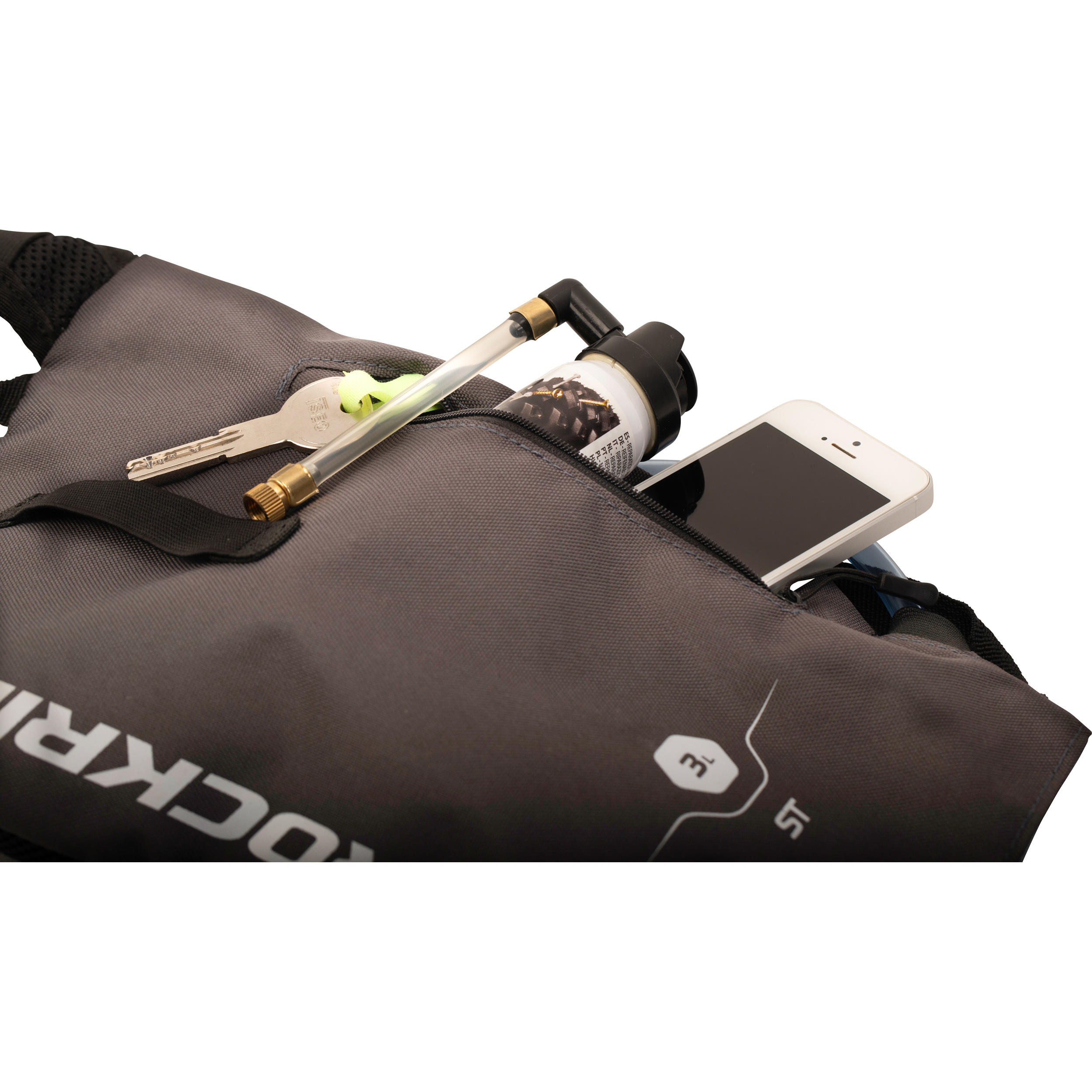 Mountain Biking 3L / 1L Hydration Backpack ST 100 - Grey 3/12