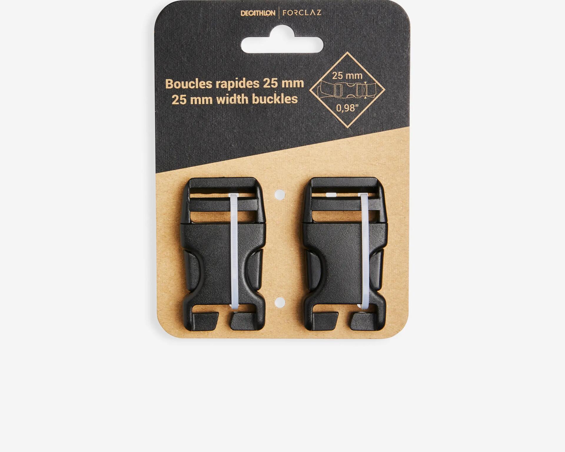STECKSCHNALLEN RUCKSACK 25 MM 2ER-SET