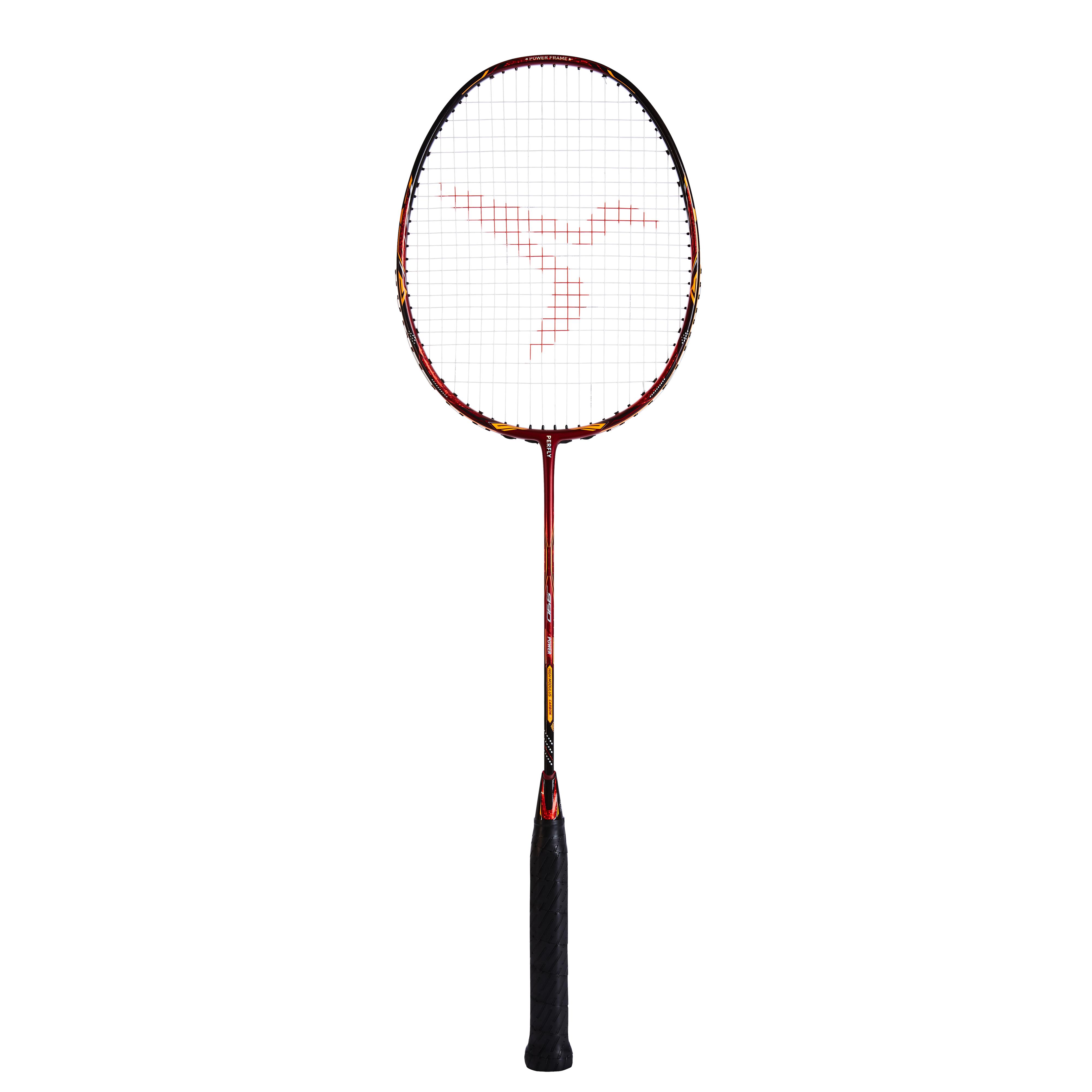 BADMINTON ADULT RACKET BR 990 P RED ORANGE