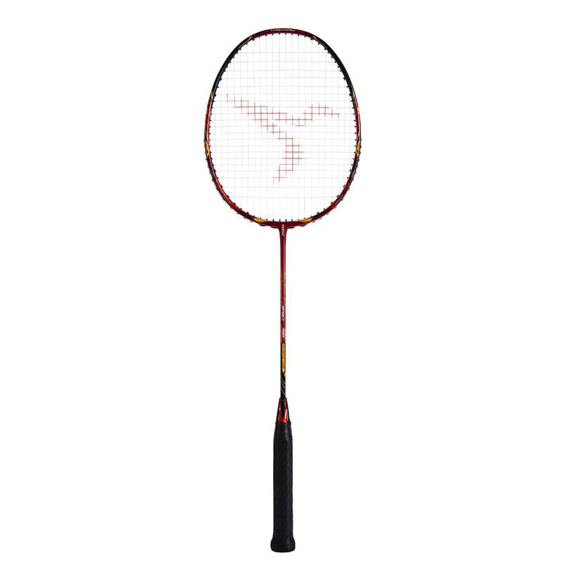 PERFLY BADMINTON ADULT RACKET BR 990 P RED ORANGE Decathlon