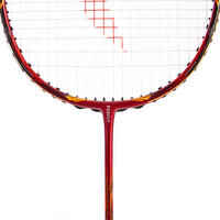 Suaugusiųjų badmintono raketė „BR 990 P“, raudona, oranžinė