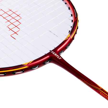 Badmintonschläger BR 990 P Erwachsene rot/orange