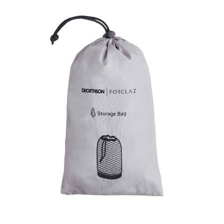 Bolsa Funda De Guardado Para Sleeping Bag Trekking Forclaz Negro Malla