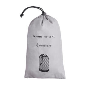Bolsa Funda De Guardado Para Saco De Dormir Trekking Forclaz Negro Mesh