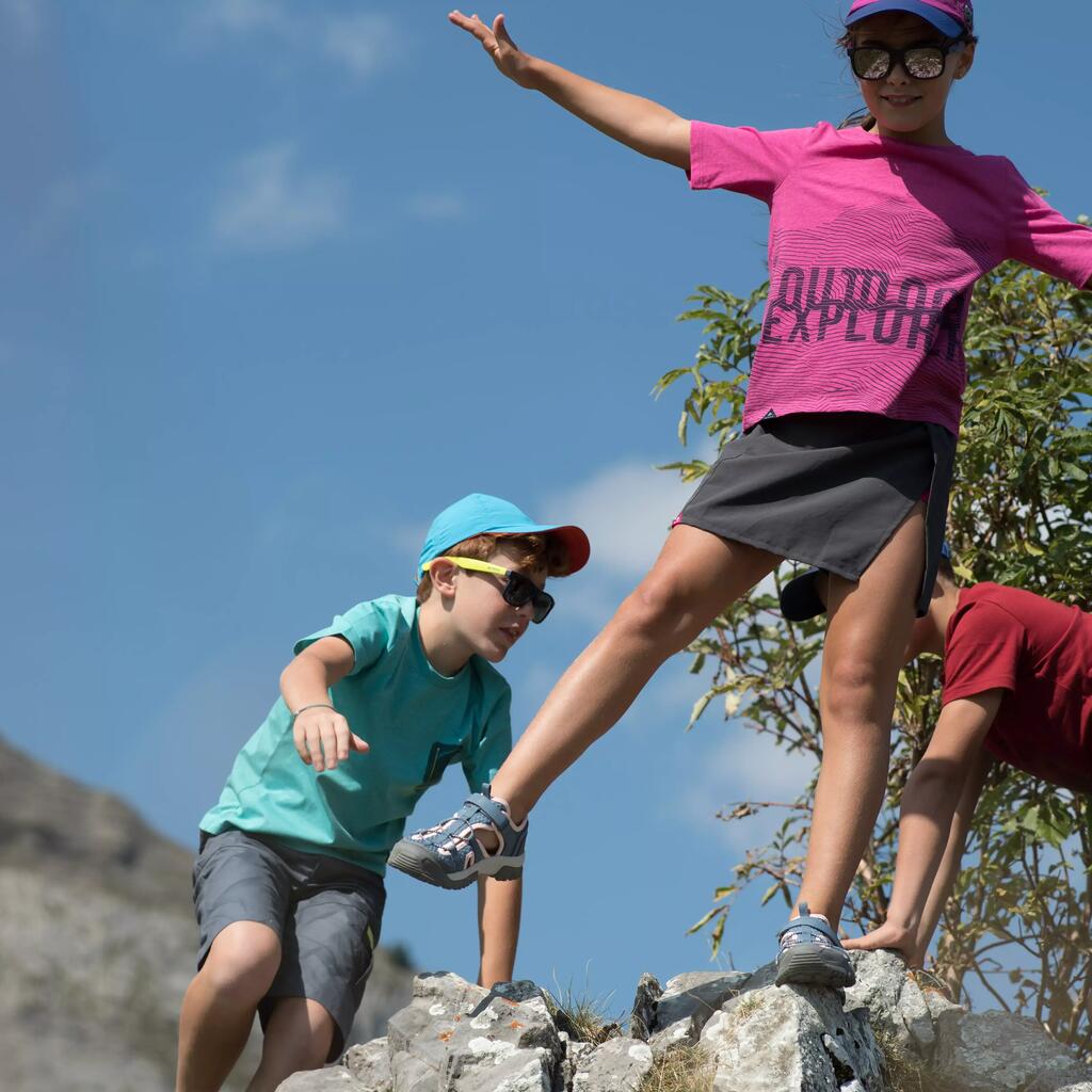 Wanderrock Hosenrock MH100 Kinder Gr. 122–170 türkis