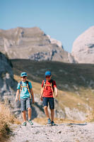 Plava kapa za planinarenje za decu MH100