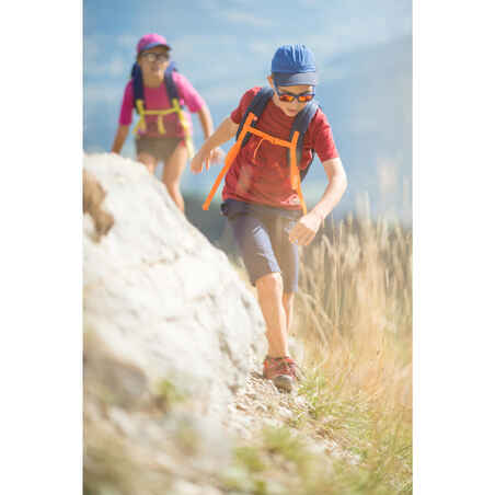 MH100 Children's Hiking Shorts 7-15 Years - Navy