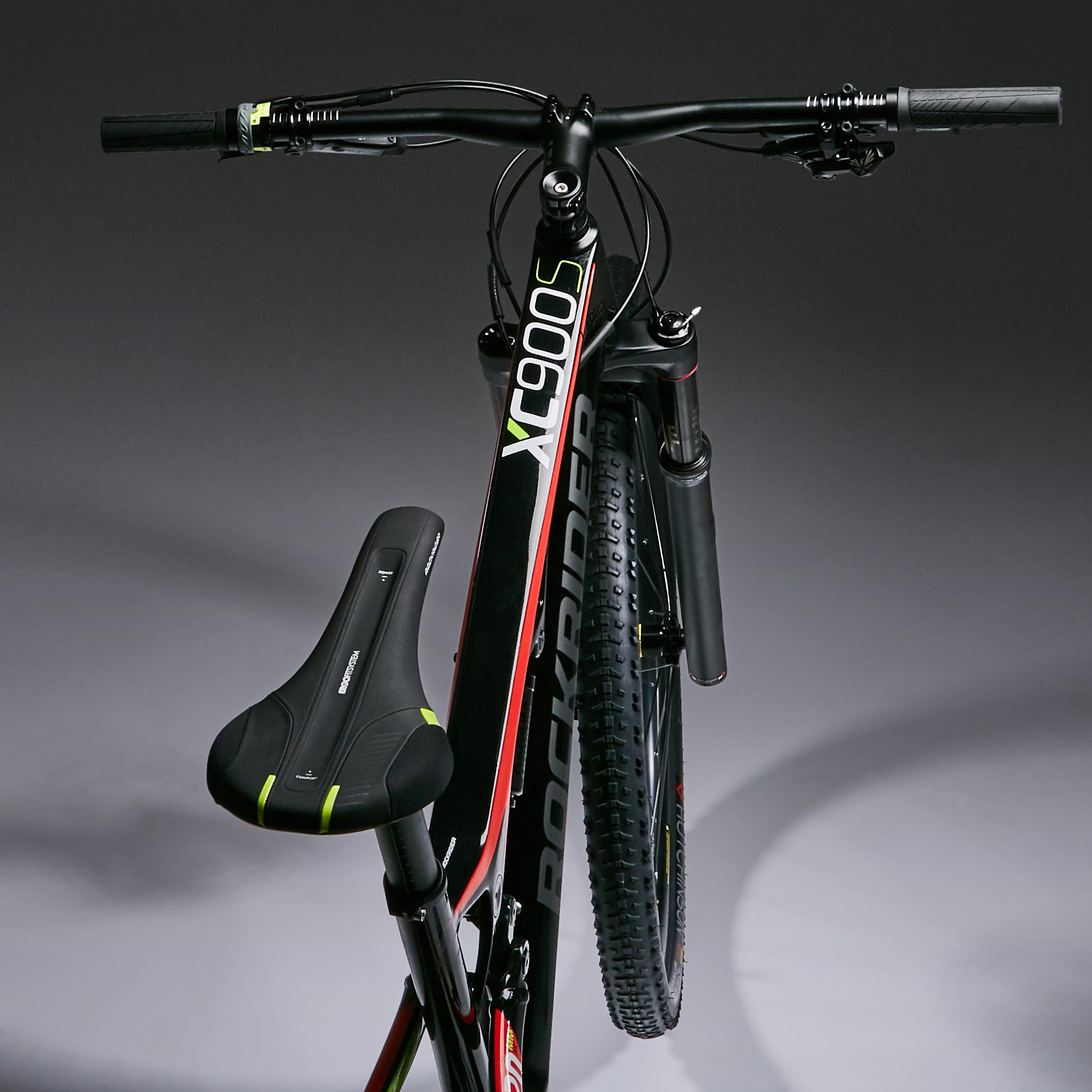 29 inch Full-Suspension Carbon Mountain Bike XC 900 - Red/Black 10/24