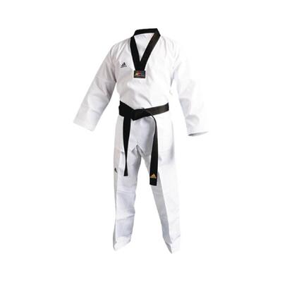 DOBOK ADIDAS TAEKWONDO CUELLO NEGRO ADULTO