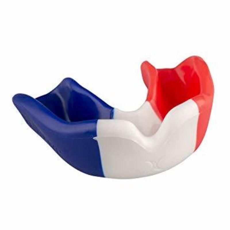 Dětský ragbyový chránič zubů Gilbert France modro-bílo-červený 