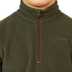 Kids Half Zip Fleece - Green