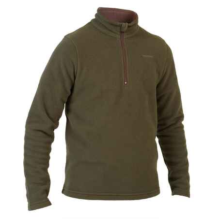 Kids Half Zip Fleece - Green