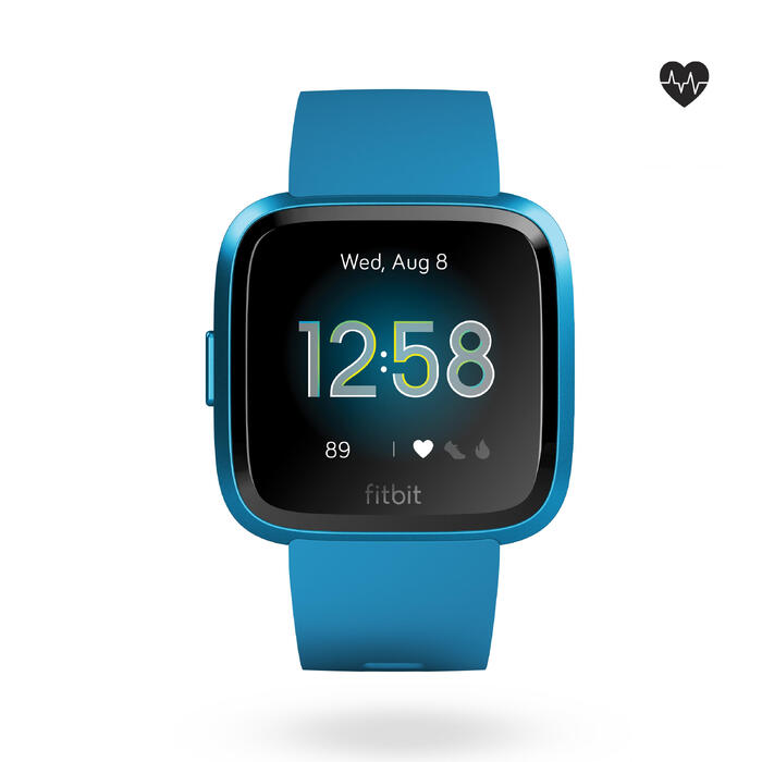 Montre connectée VERSA LITE cardio au bleue Fitbit Decathlon