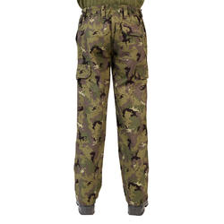 Pantaloni caccia bambino mimetici SOLOGNAC | DECATHLON