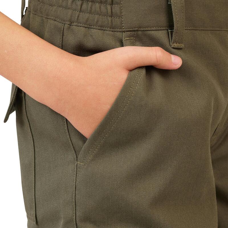 Jagdhose 100 RENFORT Kinder grün braun