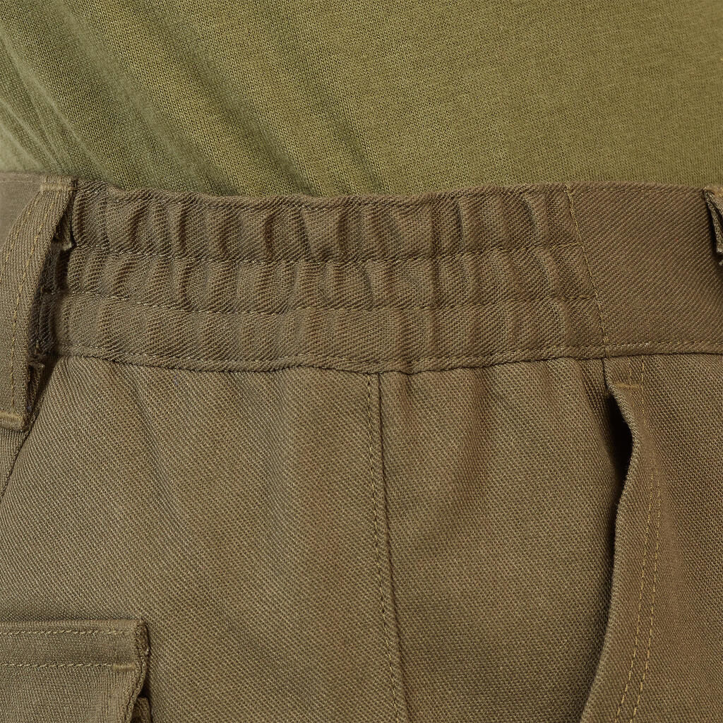 Zeleno-braon dečje pantalone RENFORT 100