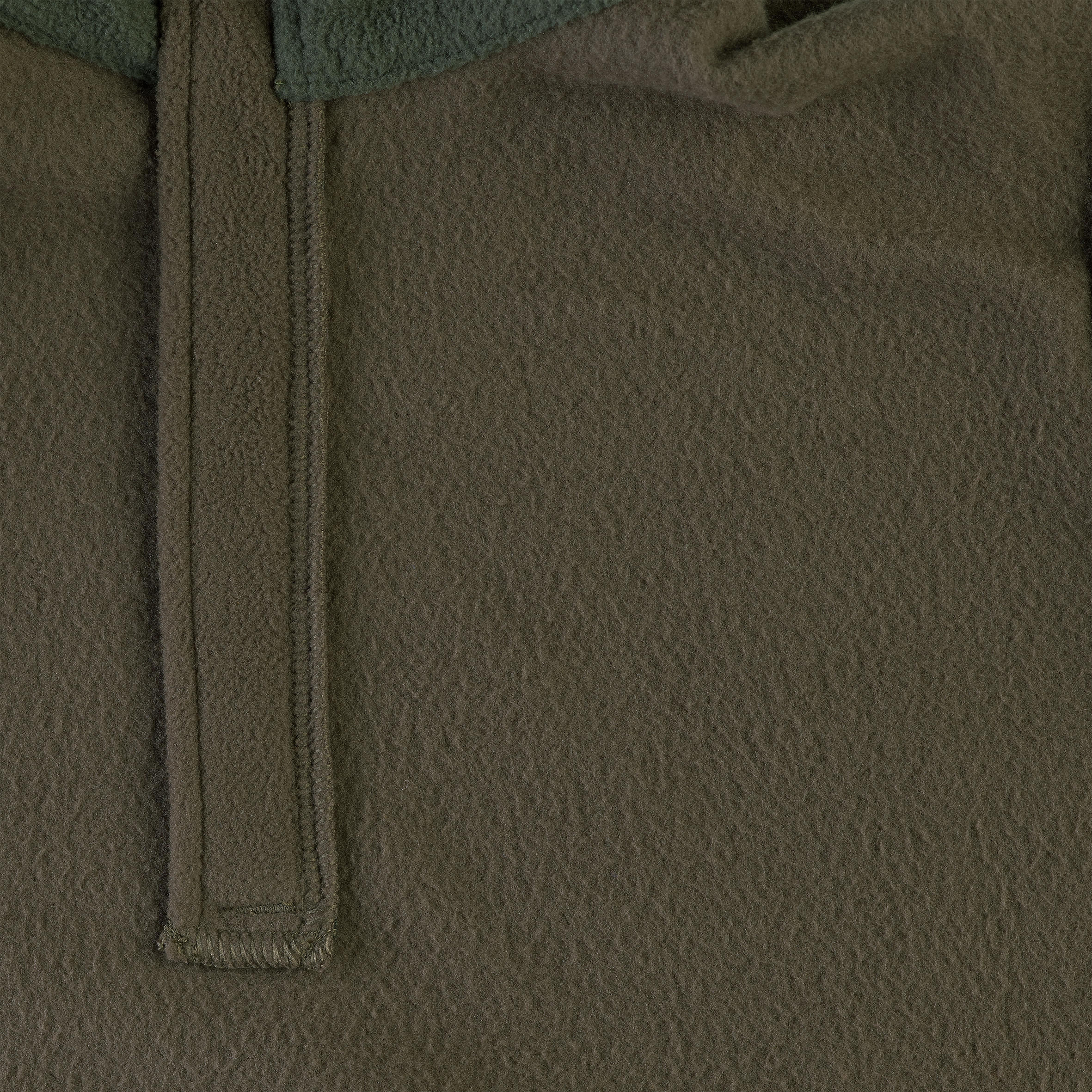 Kids Half Zip Fleece - Brown. 2/2